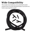 5 x Black Car Wiper Sprayer Hose Tube Connector Windshield Water Washer Tool Hot
