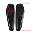 Carbon Fiber Style Car Air Flow Intake Decorative Scoop Bonnet Vent Hood Cover