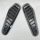 Carbon Fiber Style Car Air Flow Intake Decorative Scoop Bonnet Vent Hood Cover
