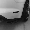 2*Bumper Protector Lip Guards Rear Anti-Scratch Protection Guard Plastic New Hot
