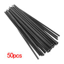 50x Plastic Welding Rods Electrodes Hot Air Heat Melt Gun Soldering Iron Solder