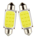 10x 41mm C5W Festoon COB 3W LED Car Dome Light Interior Reading Lamp 12V DC