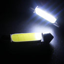 10x 41mm C5W Festoon COB 3W LED Car Dome Light Interior Reading Lamp 12V DC