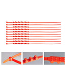 Snow Tire Chain for Car Truck SUV Anti-Skid Emergency Winter Driving 10pcs