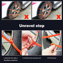 Snow Tire Chain for Car Truck SUV Anti-Skid Emergency Winter Driving 10pcs