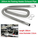 200cm Stainless Steel Exhaust Pipe O.D 2.5cm Gas Vent For Car Air Parking Heater