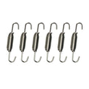 Link-Pipes Spring-Hooks Muffler Exhaust-Pipe Stainless-Steel 68mm Motorcycle
