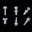 50x Plastic White Door Trim Panel Push Type Clips Fits for Truck GMC Chevrolet