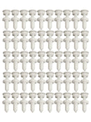 50x Plastic White Door Trim Panel Push Type Clips Fits for Truck GMC Chevrolet