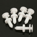 50x Plastic White Door Trim Panel Push Type Clips Fits for Truck GMC Chevrolet