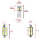 14pcs Universal Car Dome Roof Ceiling Interior Reading Light Trunk Lamp White