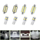 14pcs Universal Car Dome Roof Ceiling Interior Reading Light Trunk Lamp White