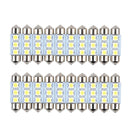 Error Free White LED Bulbs C5W License Plate Light Easy to install durable