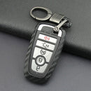 Smart Key Fob Chain Cover Case Fits for Ford Fusion F150 Mondeo Explorer Black