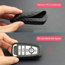 Smart Key Fob Chain Cover Case Fits for Ford Fusion F150 Mondeo Explorer Black