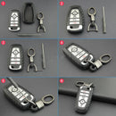 Smart Key Fob Chain Cover Case Fits for Ford Fusion F150 Mondeo Explorer Black