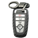 Smart Key Fob Chain Cover Case Fits for Ford Fusion F150 Mondeo Explorer Black