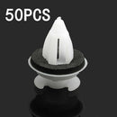 50pcs Car White Fasteners Door Panel Clips For BMW BE36 E38 E39 E46 X5 M3 M5 Z3