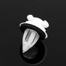 50pcs Car White Fasteners Door Panel Clips For BMW BE36 E38 E39 E46 X5 M3 M5 Z3