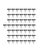 50pcs Car White Fasteners Door Panel Clips For BMW BE36 E38 E39 E46 X5 M3 M5 Z3