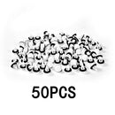50pcs Car White Fasteners Door Panel Clips For BMW BE36 E38 E39 E46 X5 M3 M5 Z3