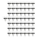 50pcs Car White Fasteners Door Panel Clips For BMW BE36 E38 E39 E46 X5 M3 M5 Z3