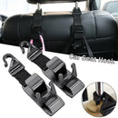 4 pcs Auto Car Seat Headrest Coat Hook Purse Bag Hanger Hanging Organizer Holder