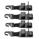 4 pcs Auto Car Seat Headrest Coat Hook Purse Bag Hanger Hanging Organizer Holder