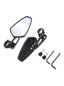 2PCS 15.2CM 7/8" Universal Motorcycle Bike Handle bar End Rearvier Mirrors alloy
