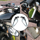 2PCS 15.2CM 7/8" Universal Motorcycle Bike Handle bar End Rearvier Mirrors alloy