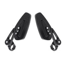 2PCS 15.2CM 7/8" Universal Motorcycle Bike Handle bar End Rearvier Mirrors alloy