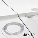 5 M White Rubber Seal Car Door Edge Guard Trim Molding Protector Auto Strip