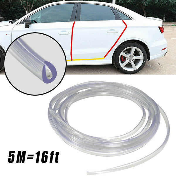 5M Car Door Edge Protector Trim Anti-scratch Anti-bump Rubber Seal Strip New