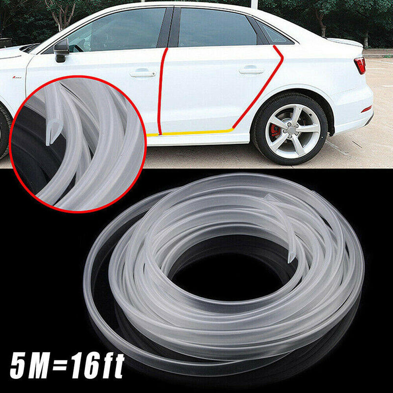 5M Car Door Edge Protector Trim Anti-scratch Anti-bump Rubber Seal Strip New