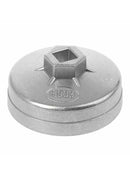 Car 74mm 14 Flute Oil Filter Wrench Socket Remover Cup Tools Universal Aluminum
