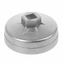 Car 74mm 14 Flute Oil Filter Wrench Socket Remover Cup Tools Universal Aluminum