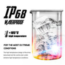 2x Car Headlight H7 LED Light Bulb Headlamp IP68 Waterproof Driving Bulbs