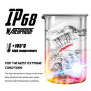 2Pcs LED Headlight Bulb 4000LM Car Headlamp Conversion Kit 6000K White H8/H9/H11