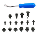 Fixed Clamps Car Fender Bumper Door Trim Fastener Clips  With Blue Screwdriver