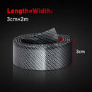3CM*2M Car Carbon Fiber Rubber Edge Guard Strip Door Sill Protector Newest Use