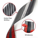 3CM*2M Car Carbon Fiber Rubber Edge Guard Strip Door Sill Protector Newest Use