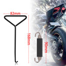 1 pc New Motorcycle Bike T-Handle Exhaust Stand Spring Hook Puller Tool Black