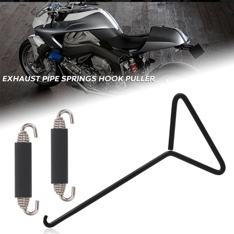1 x Motorcycle Bike T-Handle Exhaust Stand Spring Hook Puller tool Newest Useful