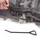 1 pc New Motorcycle Bike T-Handle Exhaust Stand Spring Hook Puller Tool Black