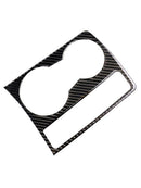 Carbon Interior Water Cup Holder Panel Decor Cover for Audi A4 A5 Newest Useful