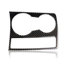Carbon Interior Water Cup Holder Panel Decor Cover for Audi A4 A5 Newest Useful