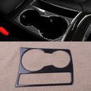 Carbon Interior Water Cup Holder Panel Decor Cover for Audi A4 A5 Newest Useful