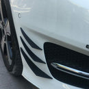 6pcs Carbon Fiber Auto Front Bumper Fins Spoiler Canards Refit Car Accessories
