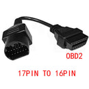 OBD2 17pinTo 16PIN Cable For Mazda Car Auto Diagnostic Cables and Connectors