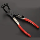 2x Wide Flat Band Hose Clamp Plier & Cross Slotted Jaw Pliers R9J6 Newest Useful